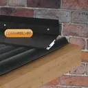 Corrapol-BT Black Aluminium Corrugated wall flashing (L)2m (W)165mm