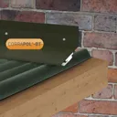 Corrapol-BT Green Aluminium Corrugated wall flashing (L)6m (W)165mm