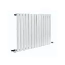 Reina Neva white single horizontal steel designer radiator