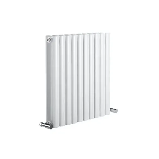 Reina Neva white double horizontal steel designer radiator
