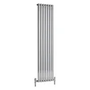 Reina Nerox single polished stainless steel designer radiator