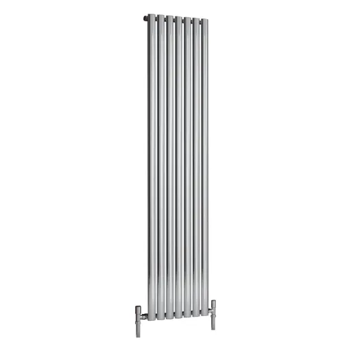 Reina Nerox single polished stainless steel designer radiator