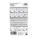 3M Command Modern Reflections Nickel effect Small Single Bath Adhesive hook (Holds)0.45kg