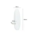 3M Command White Plastic Large Single Wire hook (H)104mm (W)38mm (Max. Weight)2.2kg