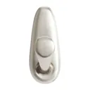 3M Command Forever Classic Brushed Nickel effect Metal Medium Hook (Holds)1.3kg
