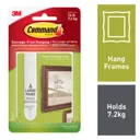 3M Command Large White Picture hanging Adhesive strip (Holds)7200g, Set of 12