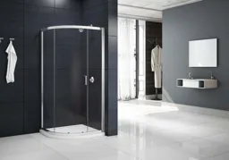Mbox 1 Door Quadrant Shower Enclosure 800 x 800 x 1900mm Chrome