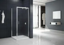 Mbox Pivot Shower Door 950 x 1000 x 1900mm Chrome