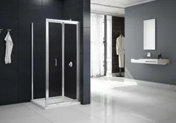 Mbox Shower Side Panel 750 x 800 x 1900mm Chrome