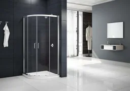 Mbox Loft 2 Door Quadrant Shower Enclosure 900 x 900 x 1900mm Chrome