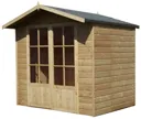 Shire Lumley 7x5 Apex Shiplap Wooden Summer house