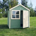 Shire 4x4 Woodbury Apex Shiplap Wooden Playhouse - Assembly service included