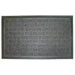 Diall Grey Polypropylene Door mat (L)0.9m (W)0.6m