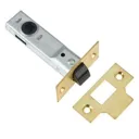 Diall Polished Brass Tubular Mortice latch (L)170mm