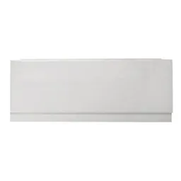 Cooke & Lewis Gloss Medium-density fibreboard (MDF) White Front Bath panel (W)1690mm