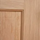 4 panel Oak veneer LH & RH Internal Fire Door, (H)1981mm (W)762mm (T)35mm