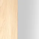 1 panel Glazed Shaker Oak veneer LH & RH Internal Door, (H)1981mm (W)686mm