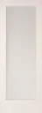 1 panel Frosted Glazed Shaker Primed White LH & RH Internal Door, (H)1981mm (W)838mm