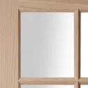 10 Lite Glazed Oak veneer LH & RH Internal Door, (H)1981mm (W)610mm