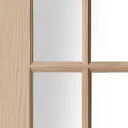 15 Lite Glazed Oak veneer LH & RH Internal Door, (H)1981mm (W)762mm