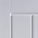 Cottage White Woodgrain effect Internal Door, (H)1981mm (W)686mm (T)35mm