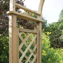 Blooma Chiltern Round top Softwood Arch - Assembly service included