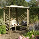 Blooma Chiltern Softwood Corner arbour - Assembly service included