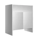 Cooke & Lewis Santini Gloss White Basin Cabinet (W)600mm (H)852mm