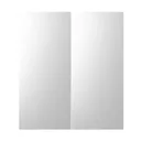 Cooke & Lewis Santini Gloss White Style: Curved Double door Base Cabinet (W)600mm (H)852mm