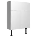 Cooke & Lewis Marletti Gloss White Basin Cabinet (W)600mm (H)852mm