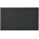 Diall Dark grey Recycled fibres Door mat (L)0.75m (W)0.45m