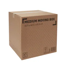 Cardboard Moving box (H)408mm (L)405mm (W)405mm