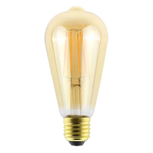 LED bulb E27 ToLEDo RT ST64 6 W 825 gold dimmable