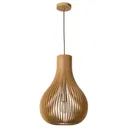 Bodo hanging light, light wood