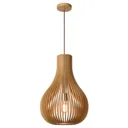 Bodo hanging light, light wood