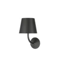 Justin LED outdoor wall light in black