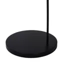 Mesh floor lamp, black, arc lamp