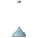 Isla - a hanging light in a soft blue colour