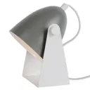 Chago table lamp made of metal, grey