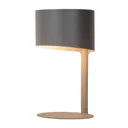 Knulle table lamp made of metal, black