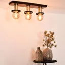 Anaka ceiling light, 3-bulb with a long shape