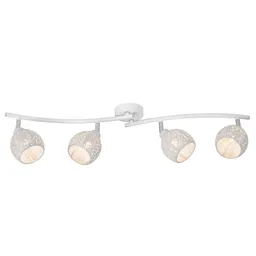 Adjustable Tahar ceiling light with four spots