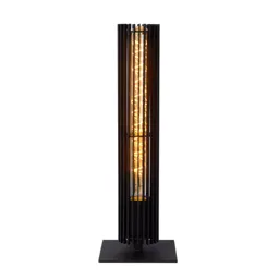 Lionel table lamp made of metal, black