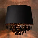 Dolti hanging light with black adornment