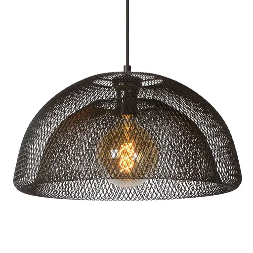 Mesh - pendant light with metal mesh lampshade