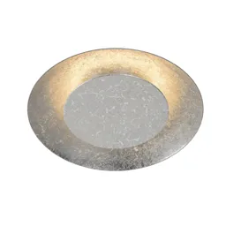 Foskal LED ceiling light, silver, Ø 21.5 cm