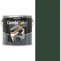 Rust Oleum CombiColor Multi Surface Paint - Moss Green, 2.5l