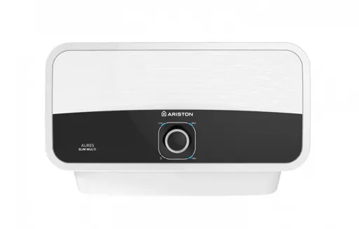 Ariston Aures Slim Multi Instantaneous Water Heater 9.5kW Black & White