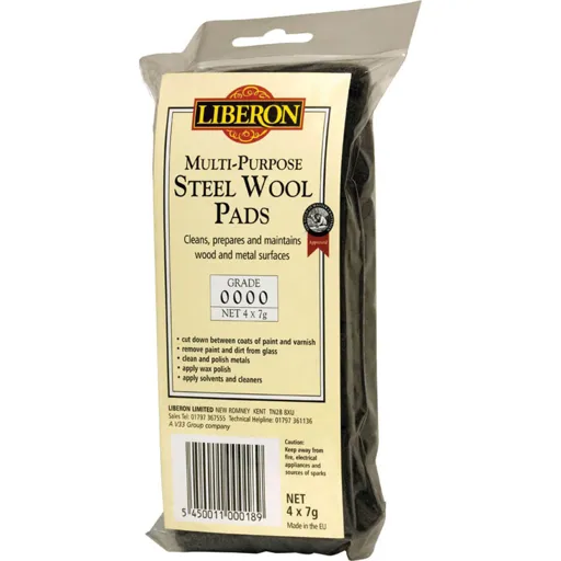 Liberon Steel Wire Wool - 0000 Super Fine, 7g