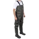Amblers Safety Tyne Chest Safety Wader - Green, Size 10